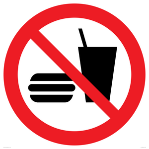 PV11278: P022 Prohibition: No eating or drinking