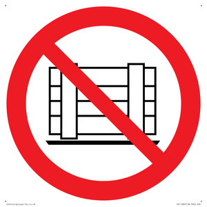 PV11280: P023 Prohibition: Do not obstruct