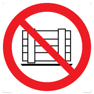PV11280: P023 Prohibition: Do not obstruct