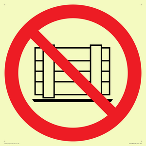 PV11280: P023 Prohibition: Do not obstruct