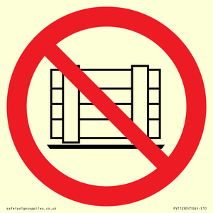 PV11280: P023 Prohibition: Do not obstruct