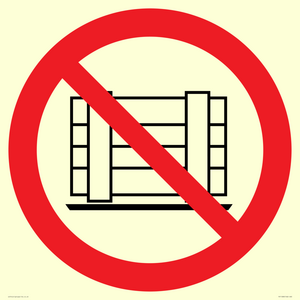 PV11280: P023 Prohibition: Do not obstruct