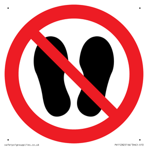 PV11282: P024 Prohibition: Do not walk or stand here