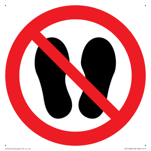 PV11282: P024 Prohibition: Do not walk or stand here