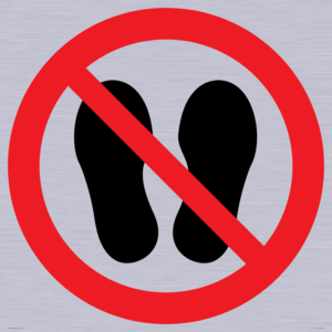 PV11282: P024 Prohibition: Do not walk or stand here