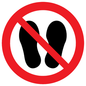 PV11282: P024 Prohibition: Do not walk or stand here