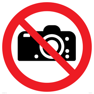 PV11292: P029 Prohibition: No photography