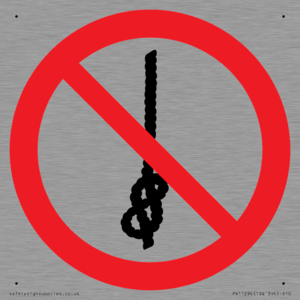 PV11294: P030 Prohibition: Do not tie knots in rope