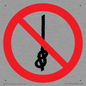 PV11294: P030 Prohibition: Do not tie knots in rope