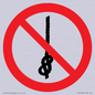 PV11294: P030 Prohibition: Do not tie knots in rope