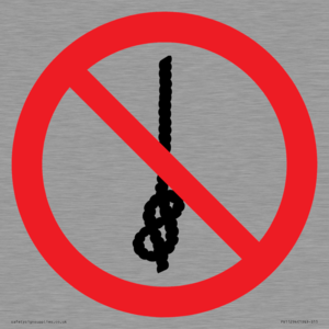 PV11294: P030 Prohibition: Do not tie knots in rope