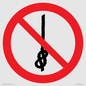 PV11294: P030 Prohibition: Do not tie knots in rope