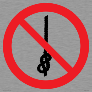 PV11294: P030 Prohibition: Do not tie knots in rope