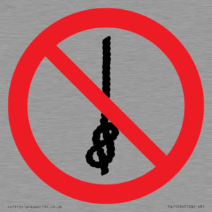 PV11294: P030 Prohibition: Do not tie knots in rope