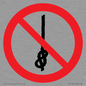 PV11294: P030 Prohibition: Do not tie knots in rope