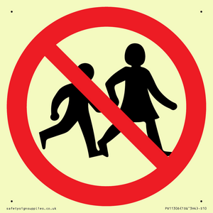 PV11306: Prohibition: No children allowed