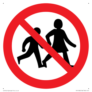 PV11306: Prohibition: No children allowed