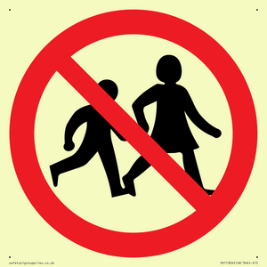 PV11306: Prohibition: No children allowed