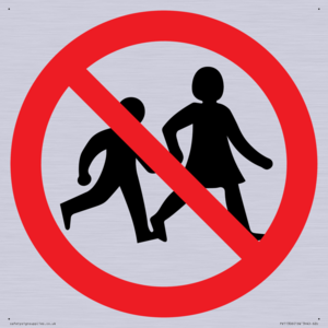 PV11306: Prohibition: No children allowed