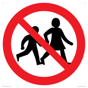 PV11306: Prohibition: No children allowed