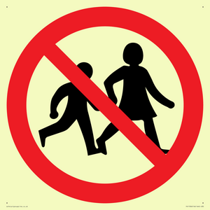 PV11306: Prohibition: No children allowed