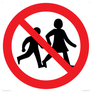 PV11306: Prohibition: No children allowed