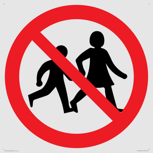 PV11306: Prohibition: No children allowed