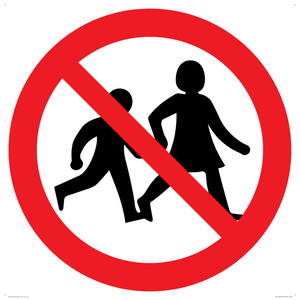 PV11306: Prohibition: No children allowed