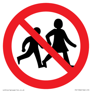 PV11306: Prohibition: No children allowed