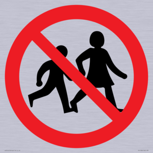 PV11306: Prohibition: No children allowed