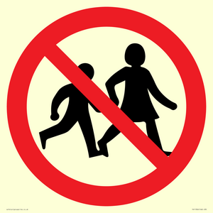 PV11306: Prohibition: No children allowed