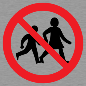 PV11306: Prohibition: No children allowed