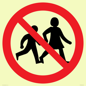 PV11306: Prohibition: No children allowed