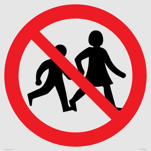 PV11306: Prohibition: No children allowed