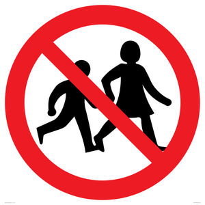 PV11306: Prohibition: No children allowed