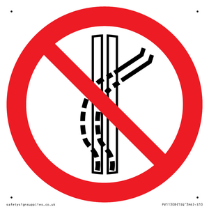 PV11308: Prohibition: Do not leave the tow-track