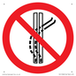 PV11308: Prohibition: Do not leave the tow-track