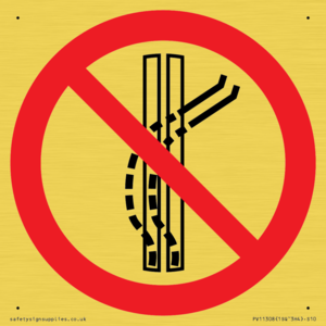 PV11308: Prohibition: Do not leave the tow-track