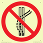 PV11308: Prohibition: Do not leave the tow-track