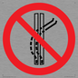 PV11308: Prohibition: Do not leave the tow-track