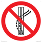 PV11308: Prohibition: Do not leave the tow-track