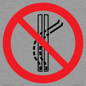 PV11308: Prohibition: Do not leave the tow-track
