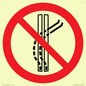 PV11308: Prohibition: Do not leave the tow-track
