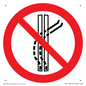 PV11308: Prohibition: Do not leave the tow-track