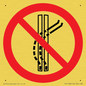 PV11308: Prohibition: Do not leave the tow-track