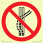 PV11308: Prohibition: Do not leave the tow-track