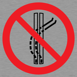 PV11308: Prohibition: Do not leave the tow-track