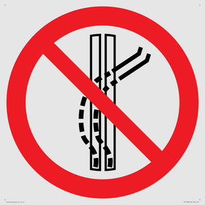 PV11308: Prohibition: Do not leave the tow-track