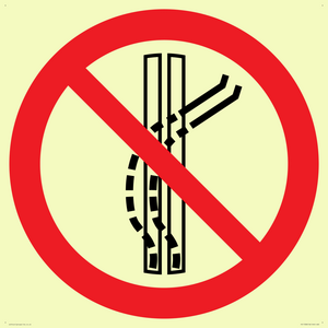 PV11308: Prohibition: Do not leave the tow-track