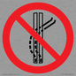 PV11308: Prohibition: Do not leave the tow-track
